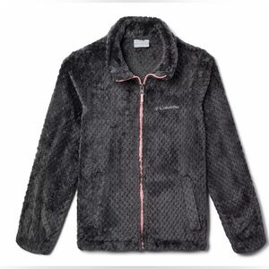 Columbia | girls Fireside Sherpa Fleece Jacket. Size: L
